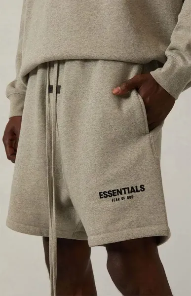 Fear of God Essentials Relaxed Fit Black Shorts - 11