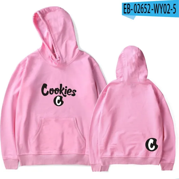 Design Cookies Hoodie Pink Hoodie - 1