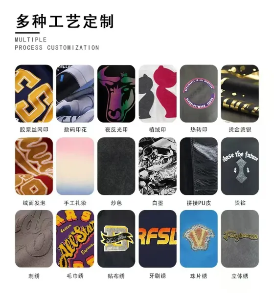 Design SHENGYALUO Thick-Print Silver Graphic T-Shirt T-Shirts - 5