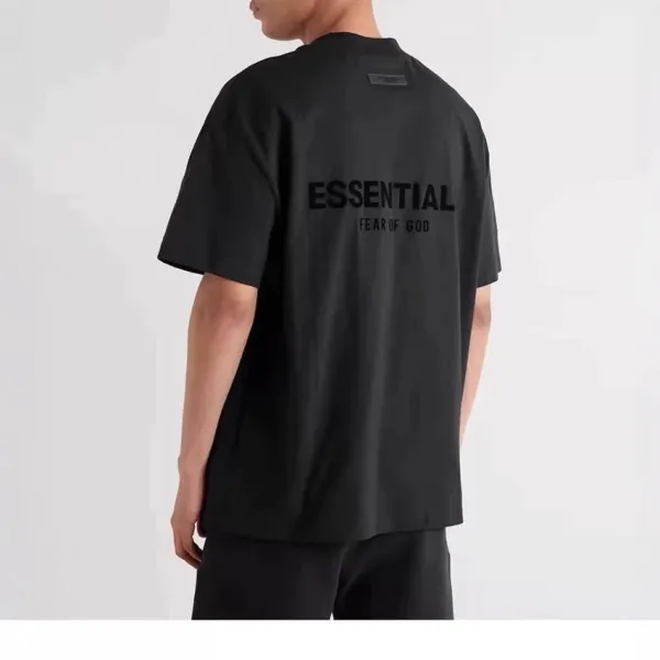 Fear of God Essentials Black Logo T-Shirt - 12