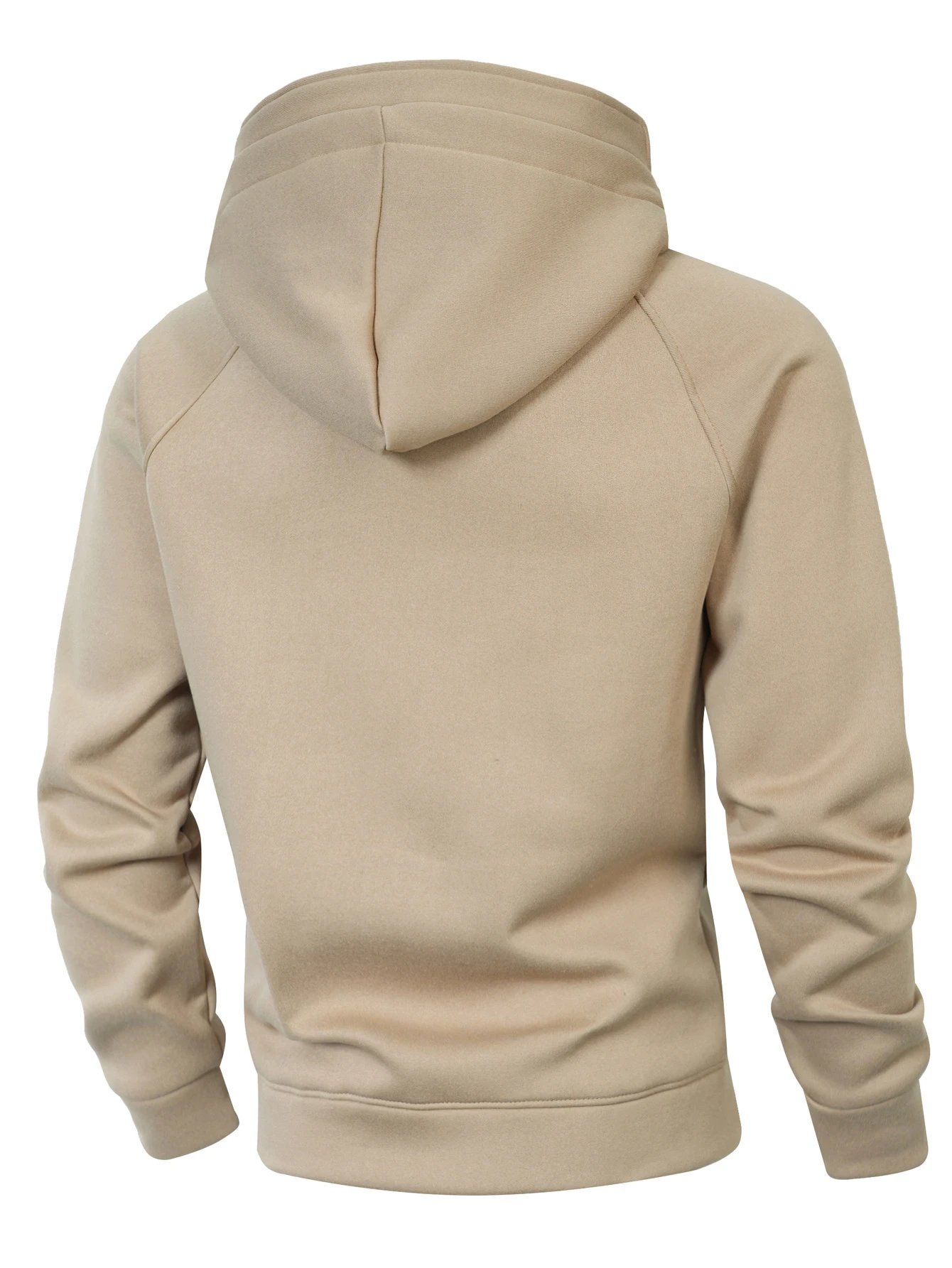 Design Zip-Up Hoodie with Utility Pockets Charcoal Gray Hoodie - 5