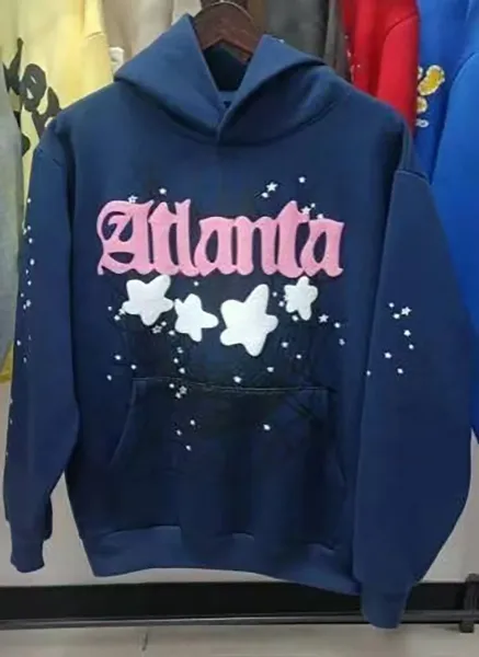 Design Atlanta Starry Night Hoodie Navy - 1