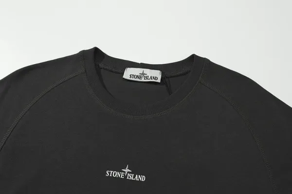 Stone Island Compass Logo T-Shirt Olive Green - 13