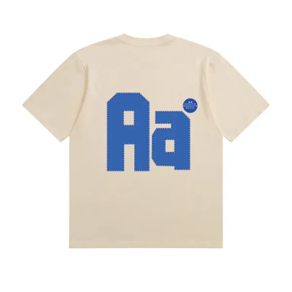hA. Aa Graphic Print Beige T-Shirt - 1