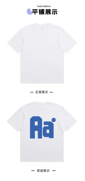 hA. Aa Graphic Print Navy T-Shirt - 6