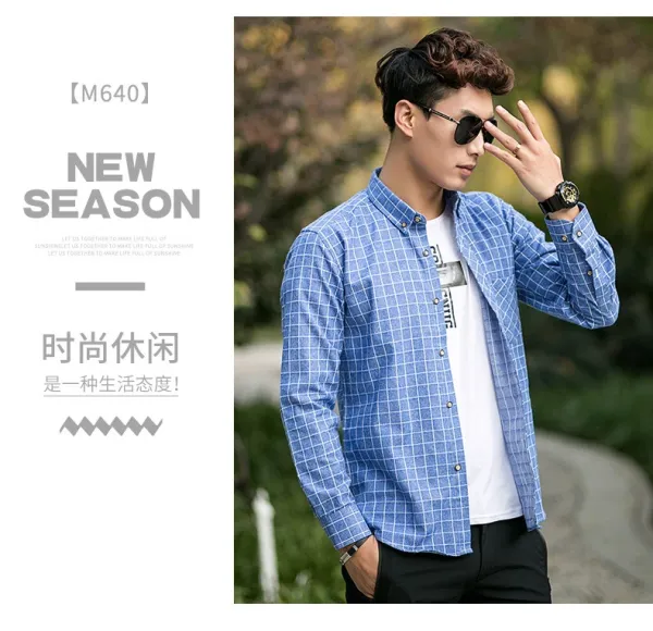 Design Black and White Checkered Flannel Shirt - 29
