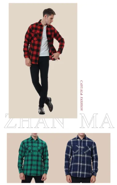 Design Red and Black Buffalo Plaid Shirt Tops Shirt - 11