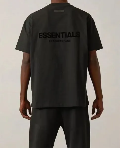Fear of God Essentials Relaxed Fit Drawstring Shorts Black - 6