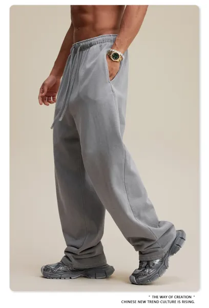 Design BE Thrived Medium Gray Drawstring Waist Pants - 37