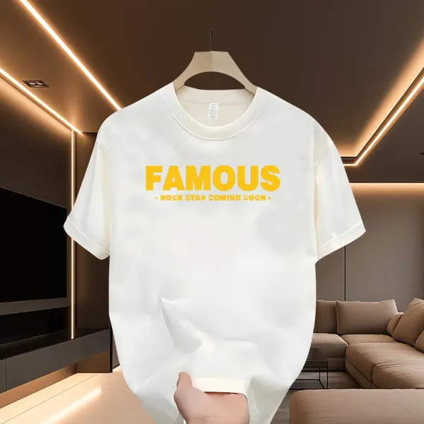 Design Famous Rock Star T-Shirt Black - 5