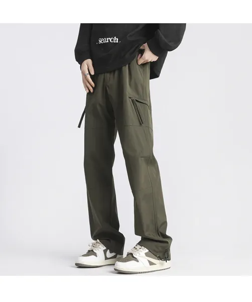 Design Cargo Pants Black Streetwear Pants - 8