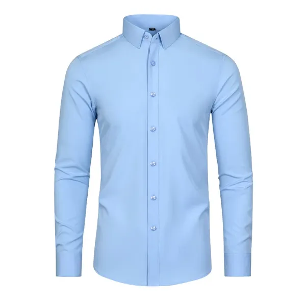 Design Classic Fit Light Blue Button-Down Shirt - 1
