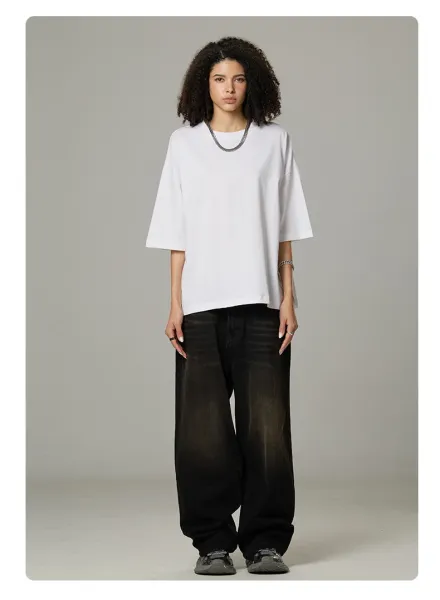 Design Basic Oversized T-Shirt Light Khaki - 22