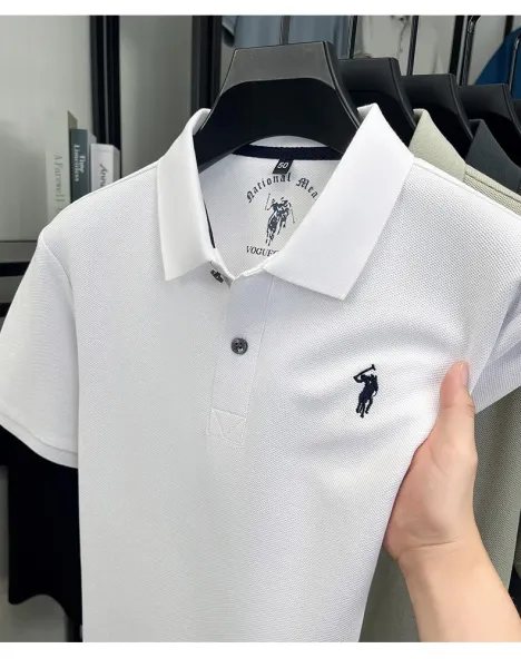Design Polo Ralph Lauren Classic Fit Pique Polo Shirt Charcoal Gray Tops.polo - 43