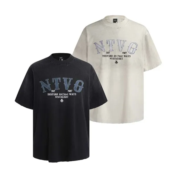 Design NTVG Restore Ancient Ways Oversized T-Shirt Beige T-Shirts - 3
