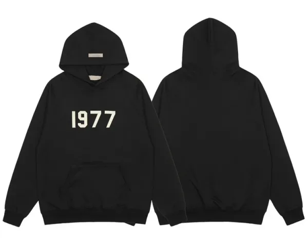 Design 1977 Graphic Hoodie Gray - 12