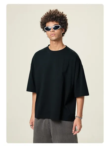 Design Basic Oversized T-Shirt Light Khaki - 19