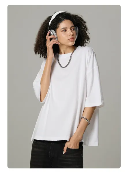 Design Basic Oversized T-Shirt Light Khaki - 23