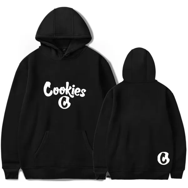 Design Cookies Graphic Hoodie Black - 10