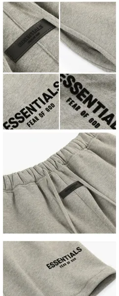 Fear of God Essentials Relaxed Fit Black Shorts - 15