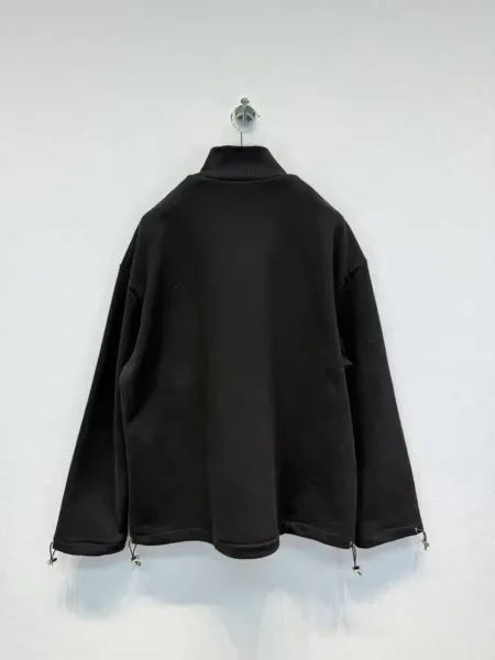 Design Half-Zip Fleece Pullover Black Outerwear - 9