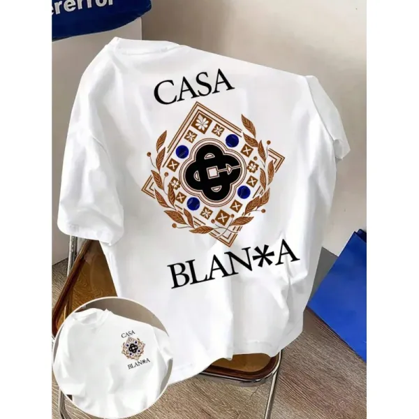 Casa Blanca Graphic Print White T-Shirt - 1