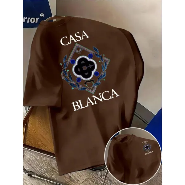 Casa Blanca Crest Brown T-Shirt - 1