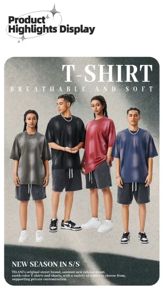Design TILANI Steel Gray Oversized T-Shirt T-Shirts - 6