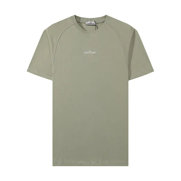 Stone Island Compass Logo T-Shirt Olive Green - 11