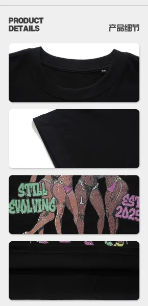Design Breaking Glass Ceilings YOUTH Still Evolving Graphic T-Shirt Black T-Shirts - 12