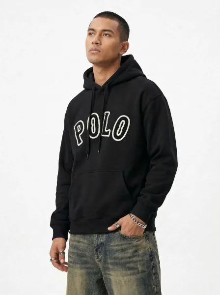 Polo Ralph Lauren Logo Hoodie Olive Green Hoodie - 9