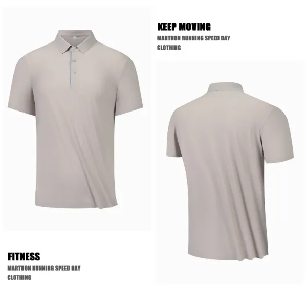Design Minimalist Zip-Placket Black Polo Tops Polo - 10