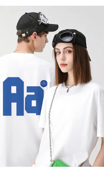 hA. Aa Graphic Print Navy T-Shirt - 5