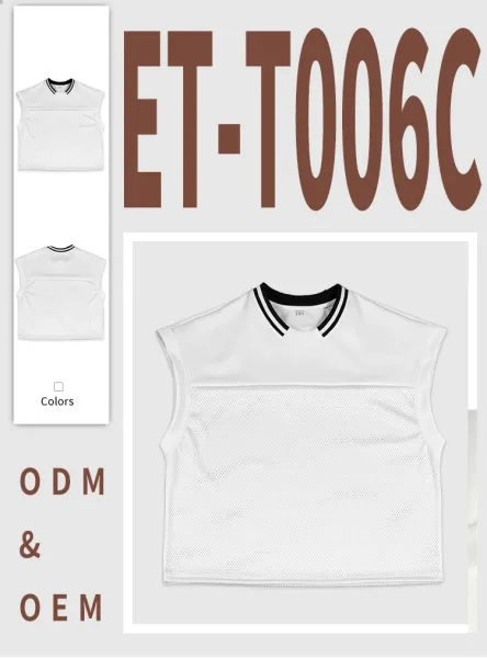 Design Mesh Panel Sleeveless Top White Vest Top - 3