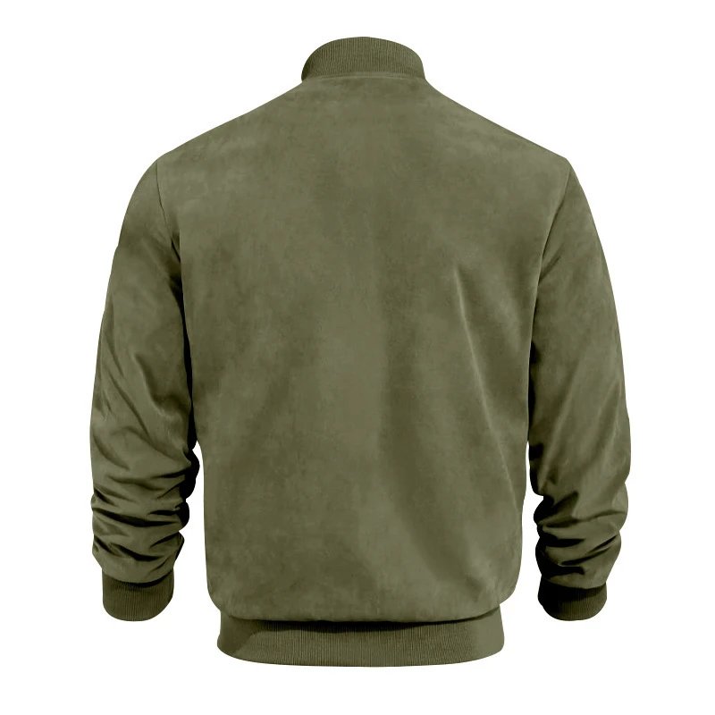 Design Bomber Jacket Navy Blue Outerwear - 24