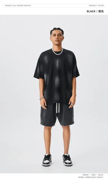 Design TILANI Steel Gray Oversized T-Shirt T-Shirts - 15