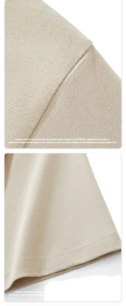 Design Basic Oversized T-Shirt Light Khaki - 41