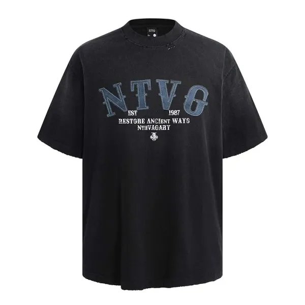 Design NTVG Restore Ancient Ways Oversized T-Shirt Beige T-Shirts - 6