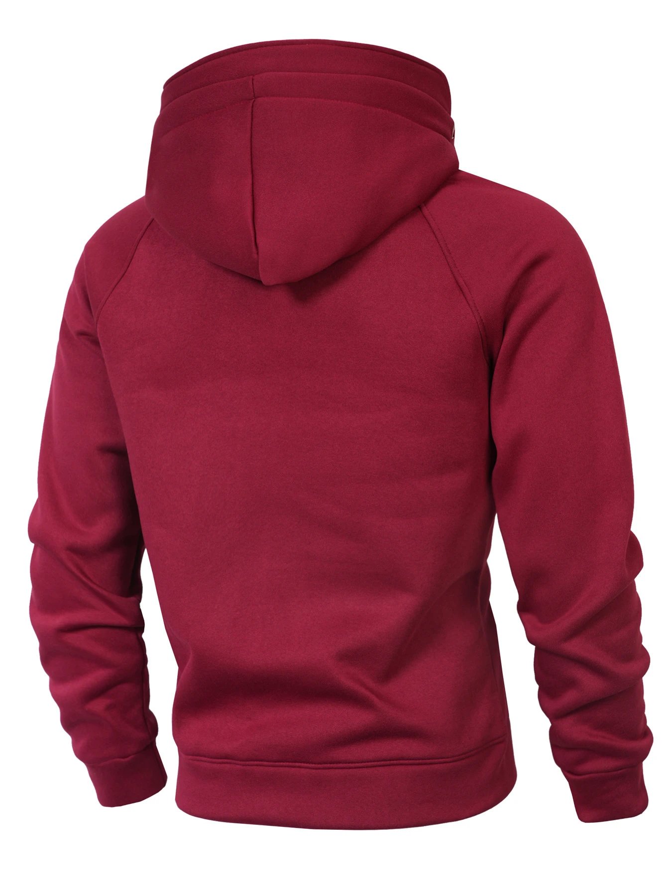 Design Zip-Up Hoodie with Utility Pockets Charcoal Gray Hoodie - 26