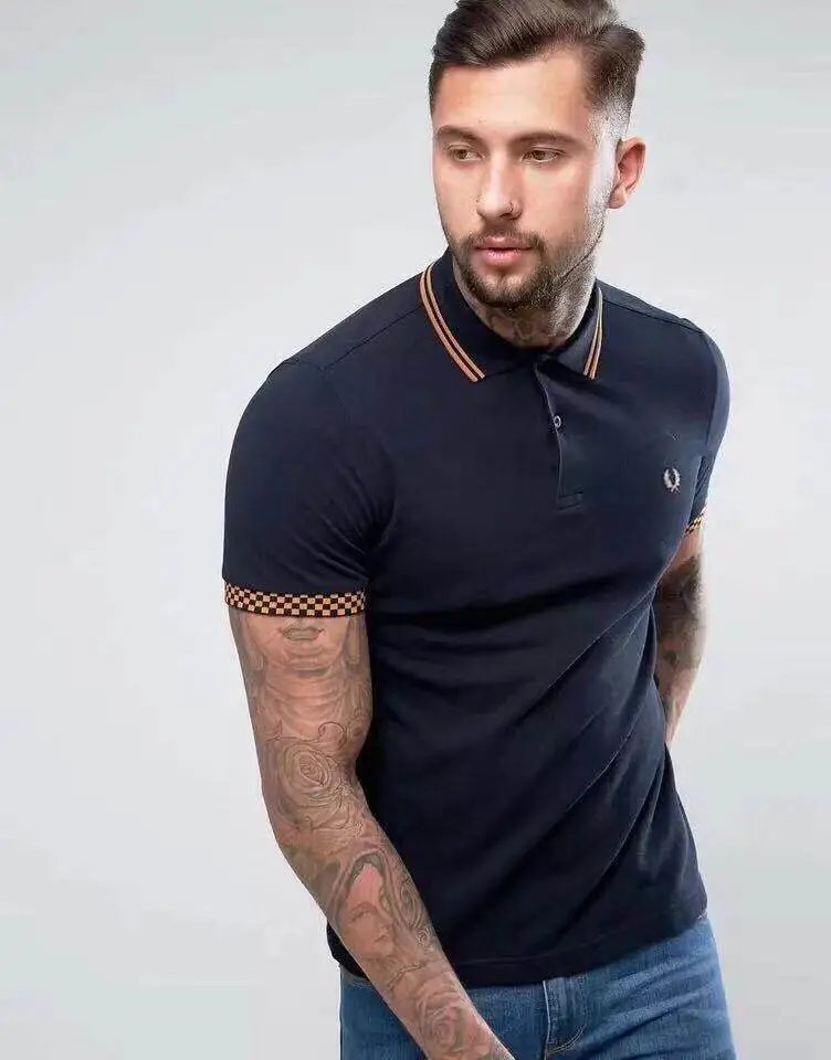 Fred Perry Twin Tipped Polo Olive Green Polo Polo Shirt - 10