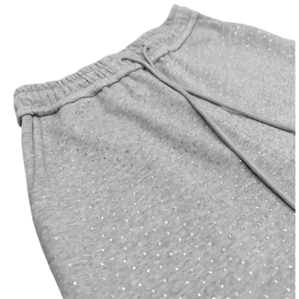 Design Embellished Gray Sweatpants - 1