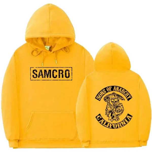 Design Sons of Anarchy SAMCRO Yellow Hoodie - 1