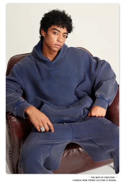 Design BE Thrived Washed Brown Hoodie - 42