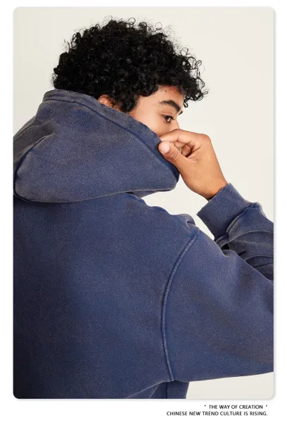Design BE Thrived Washed Brown Hoodie - 43