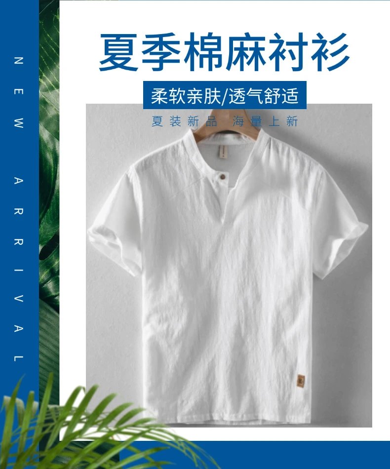 Design Henley Long Sleeve Shirt Gray Tops Shirt - 2