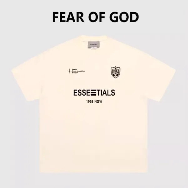 Fear of God Essentials 1998 New White T-Shirt - 11