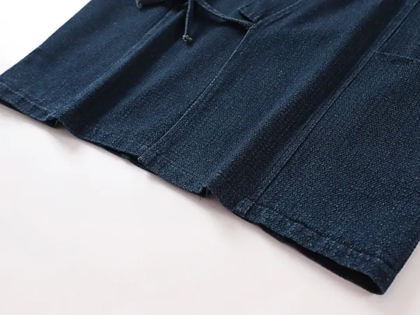 Design Haori Jacket Navy Blue Outerwear - 15