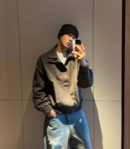 Design Bomber Jacket Olive Gray Outerwear - 19