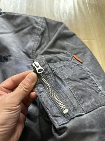 Design Deus Ex Machina Records x Japan Bomber Jacket Gray Outerwear.jacket - 15