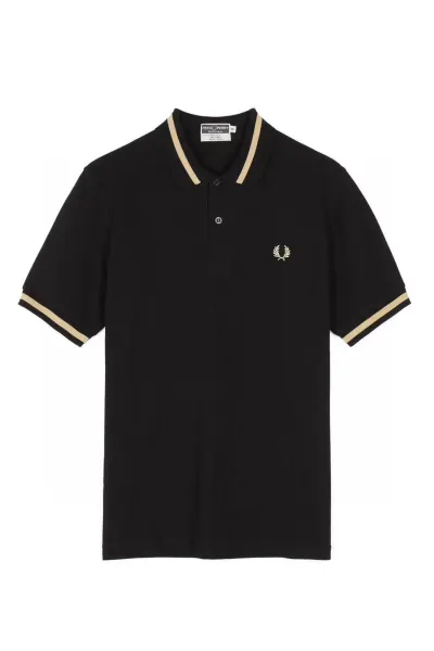 Fred Perry Twin Tipped Polo Olive Green Polo Polo Shirt - 11